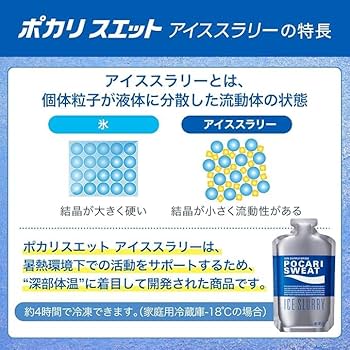 アイススラリー　2ケース Amazon.co.jp: 【熱中症対策】 アイススラリー 36袋 × 2ケース